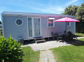 Mobilheim Model 2017 mit Fliessenterrasse für 6 Personen auf dem Campingplatz Scheldeoord in Baarland - Zeeland - Holland